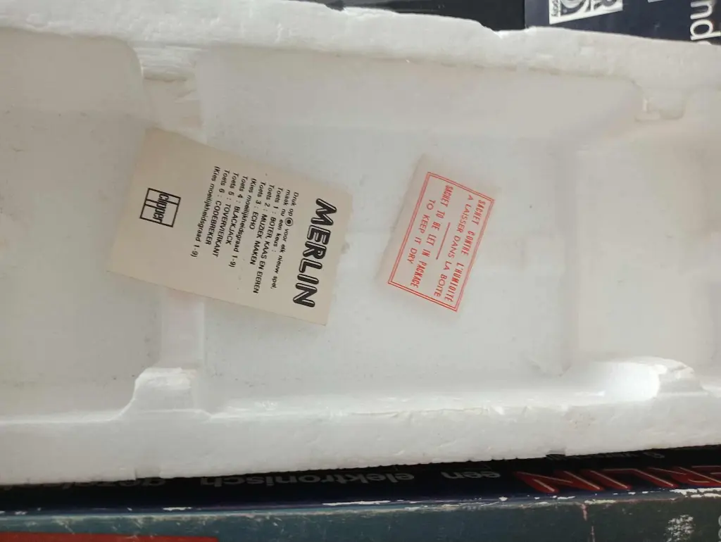 Merlin Parker Brothers – jeu électronique vintage en boîte, fonctionnel