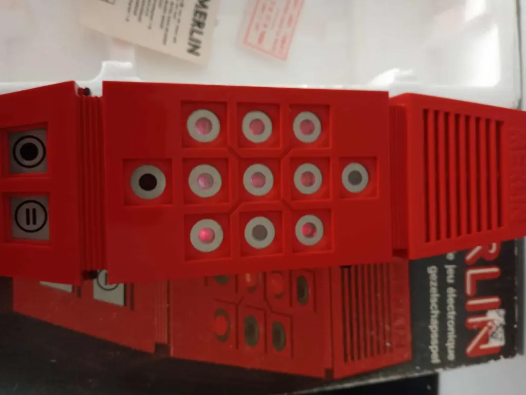 Merlin Parker Brothers – jeu électronique vintage en boîte, fonctionnel