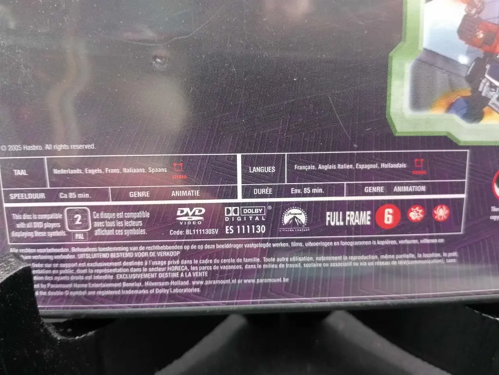 Transformers Energon DVD – Le retour de Megatron – Occasion très bon état