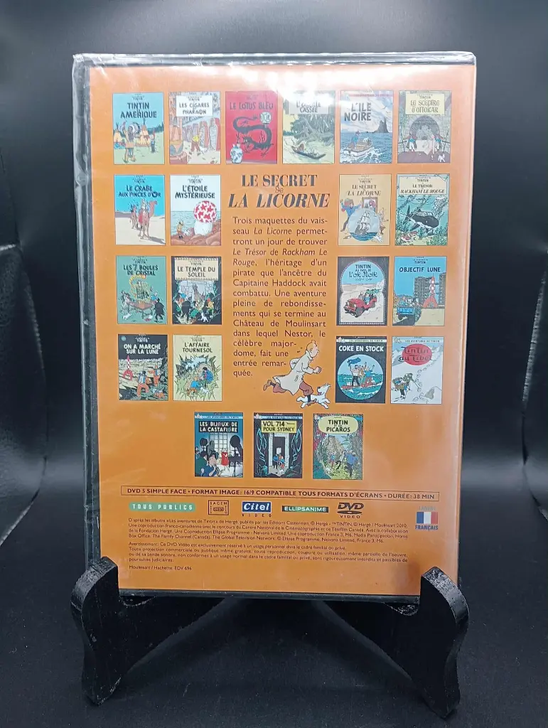 Tintin DVD – Le Secret de la Licorne – Neuf scellé – Édition collector