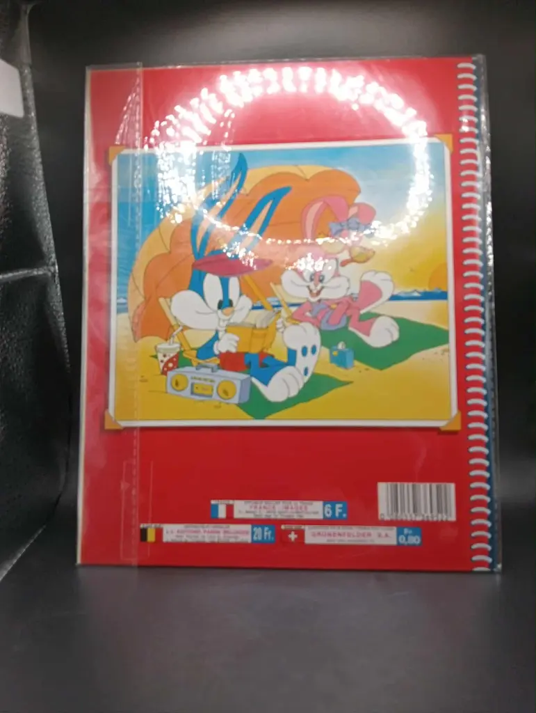 Album Panini Tiny Toons 1991 – Babs & Buster en autocollants vintage