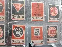 Centra Lucifers 1971 – Vignettes auto vintage, allumettes et logos en pleine combustion ! 18 pièces