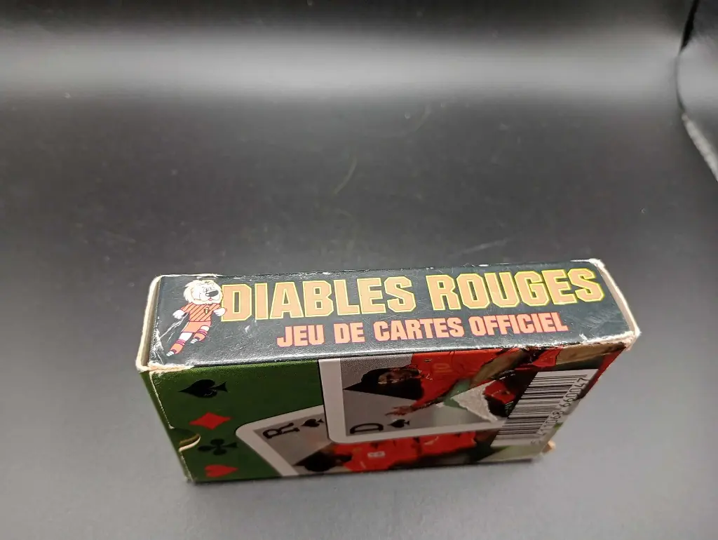 Jeu de cartes Diables Rouges – Cartamundi officiel, foot belge