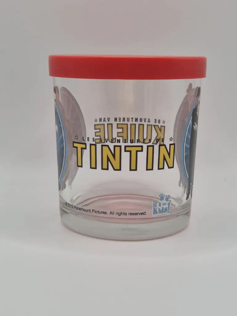 Verre Tintin 2012 - Tintin avec Dupont et Dupond