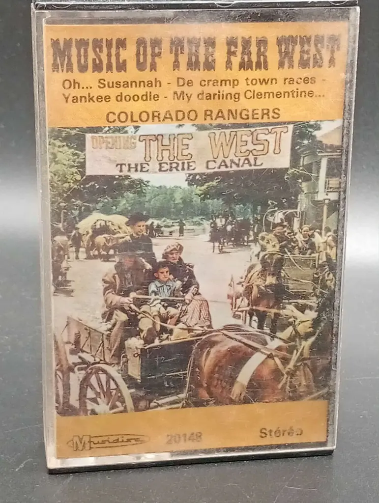 Cassette “Music of the Far West” – Colorado Rangers, folklore western non testé !