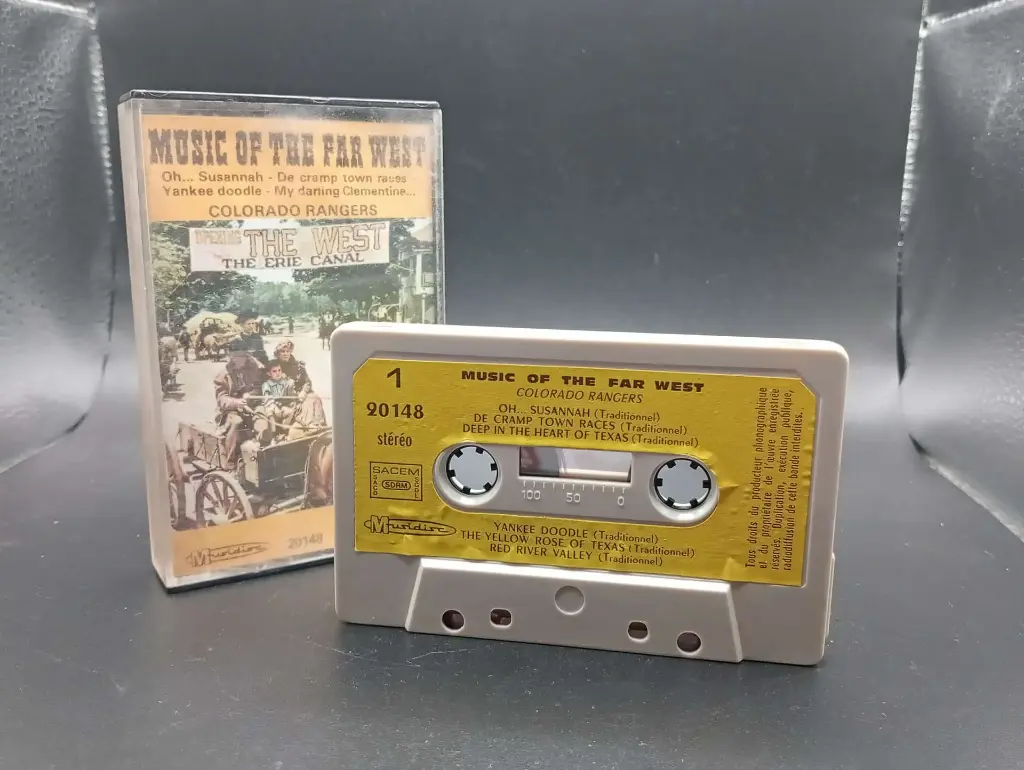 Cassette “Music of the Far West” – Colorado Rangers, folklore western non testé !