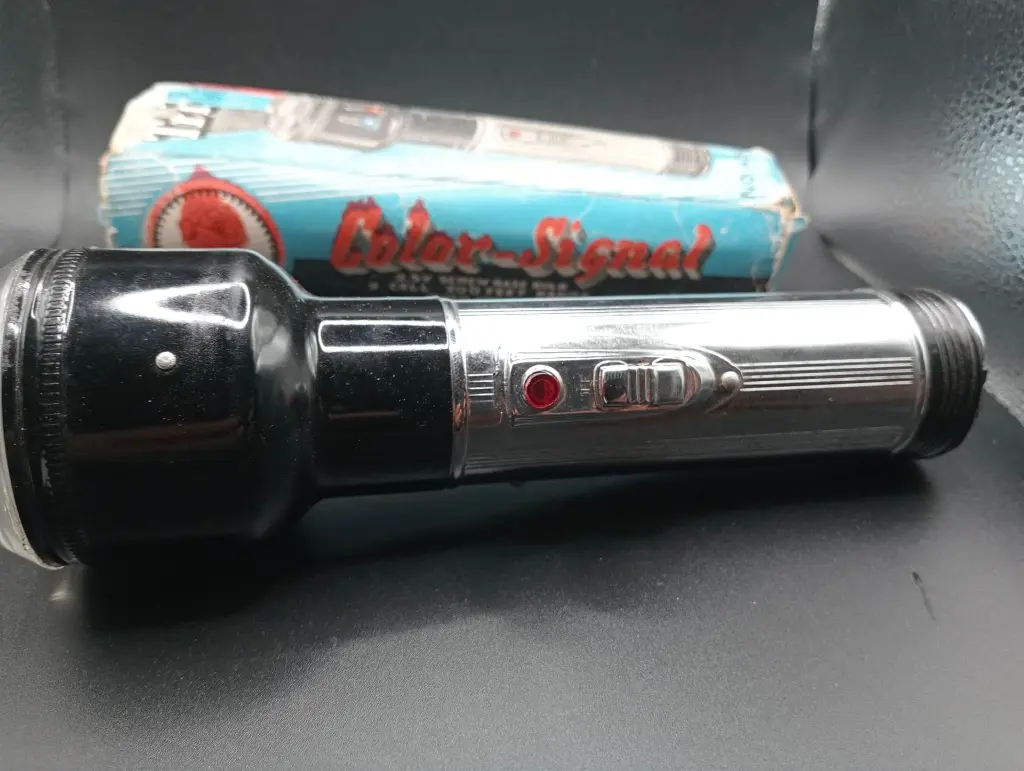 Lampe torche ROSE BRAND Color Signal No. 434 C (Hong Kong, 1960s)