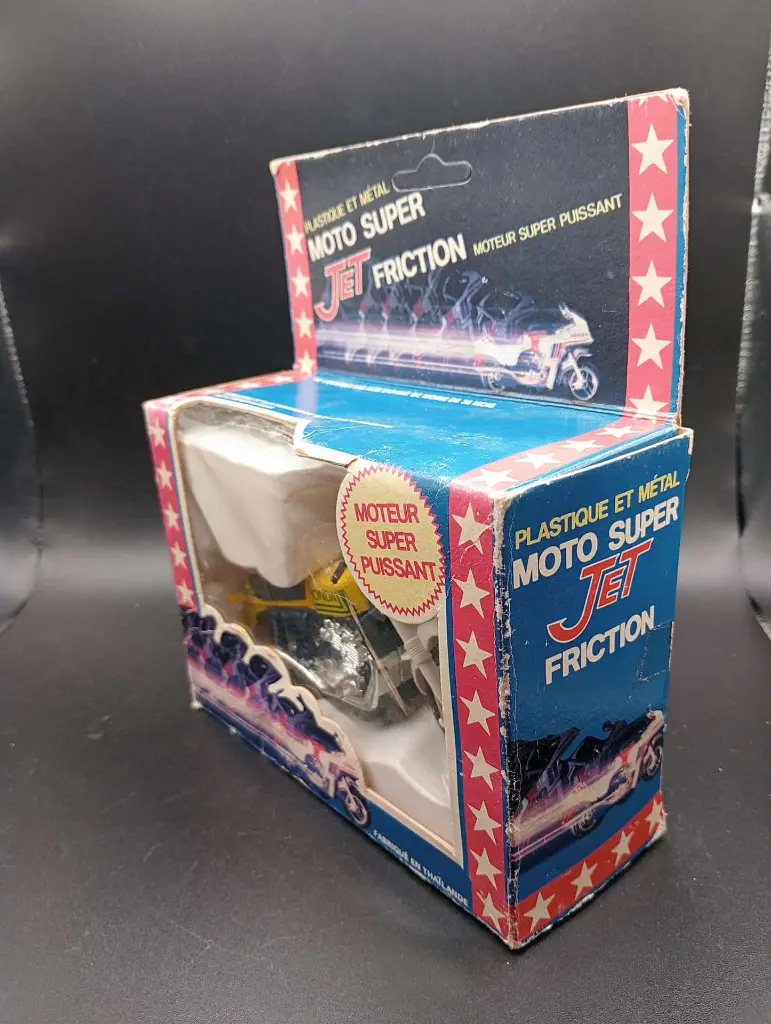 Moto jouet HONDA friction vintage Thaïlande + boîte