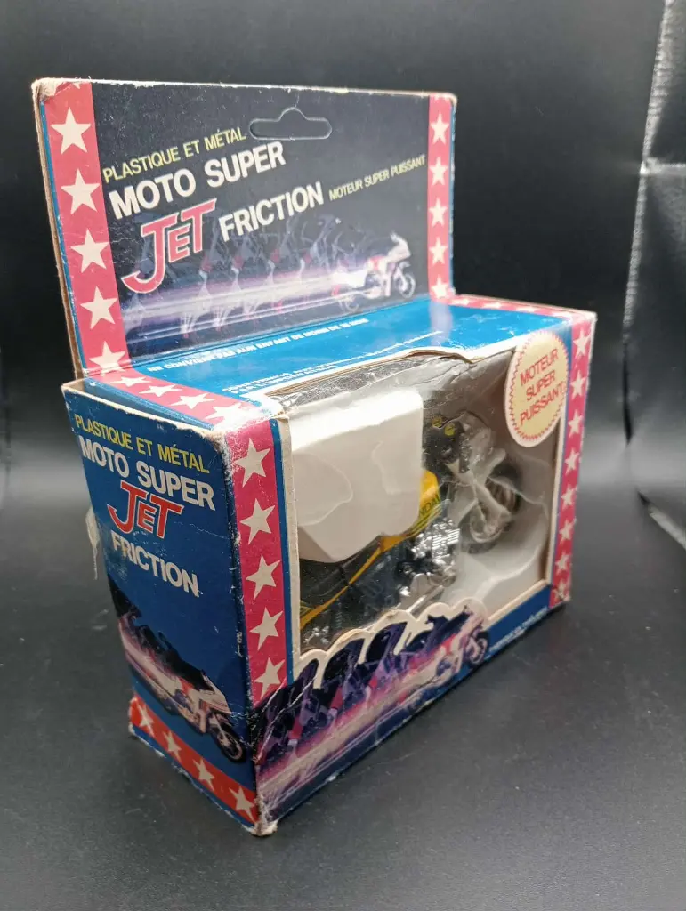 Moto jouet HONDA friction vintage Thaïlande + boîte