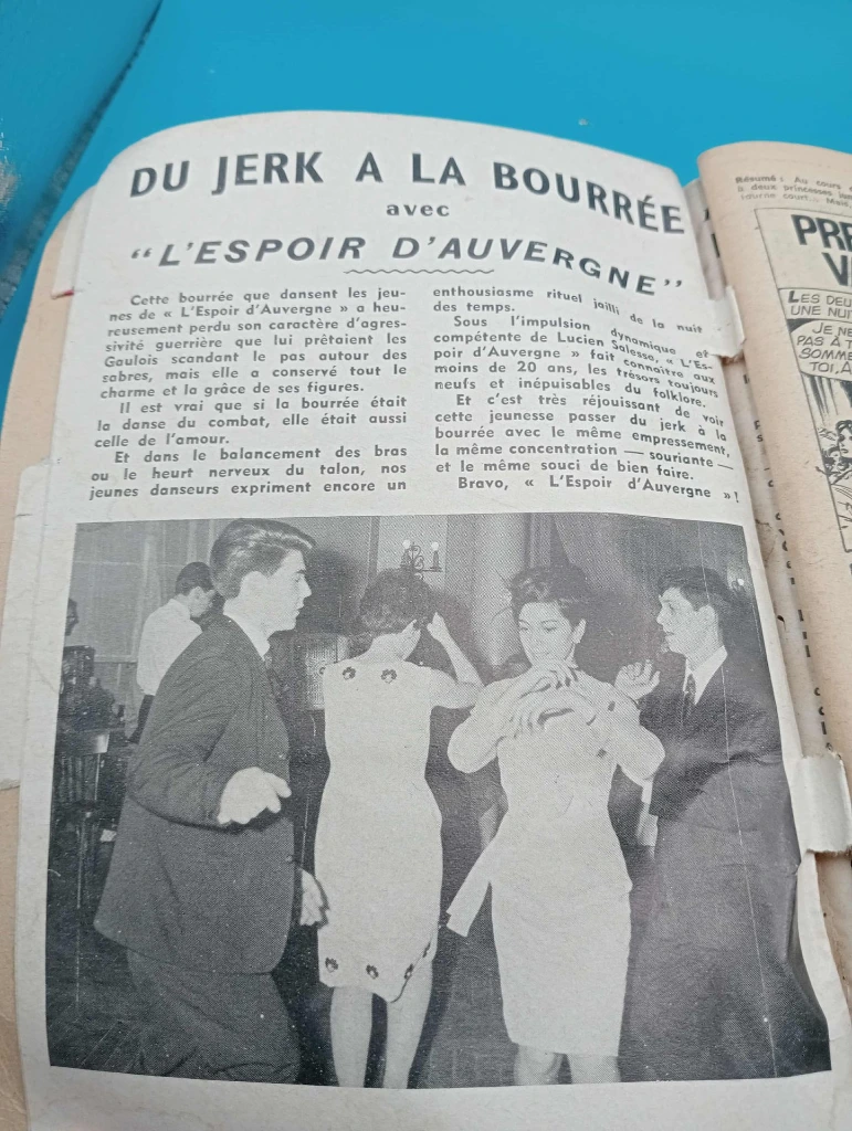 Magazine vintage Super Frimousse Capucine avec Johnny Hallyday – édition rare 1960