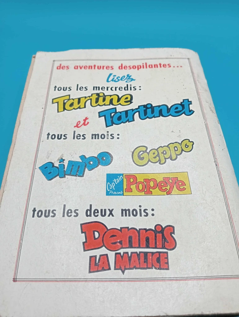 Magazine vintage Super Frimousse Capucine avec Johnny Hallyday – édition rare 1960