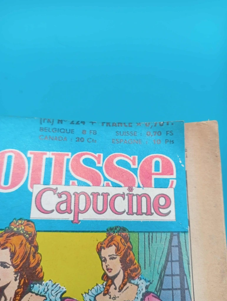 Magazine vintage Super Frimousse Capucine avec Johnny Hallyday – édition rare 1960
