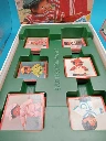 Jeu vintage Monchhichi Lotto Clipper – complet 36 cartes, 4 plateaux, boîte FR/NL, Made in Hong Kong