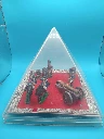 Diorama militaire artisanal époque napoléonienne – cavaliers, canon, soldats peints à la main