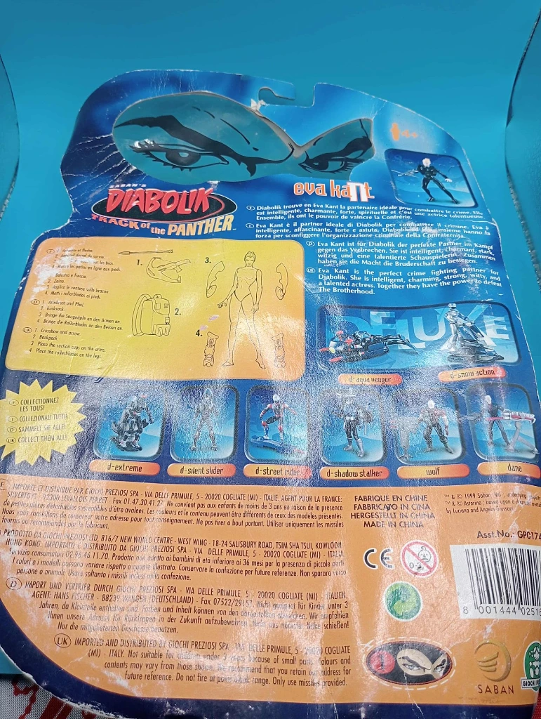 Figurine Eva Kant Diabolik 1999 – Giochi Preziosi