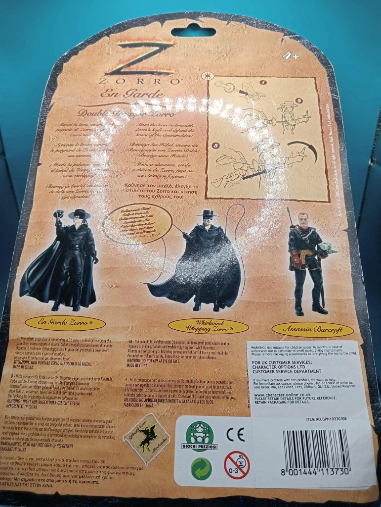 Figurine Zorro Double Dagger