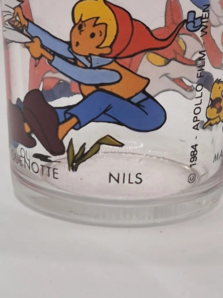 Verre Nils et les oies sauvages 1984