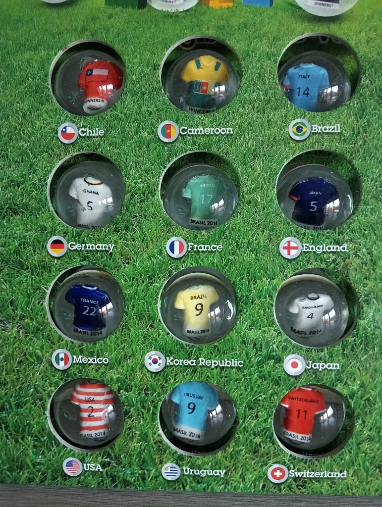 Coffret DEEN WK 2014 – 32 billes en verre du Mondial, football et nostalgie