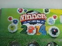 Coffret DEEN WK 2014 – 32 billes en verre du Mondial, football et nostalgie