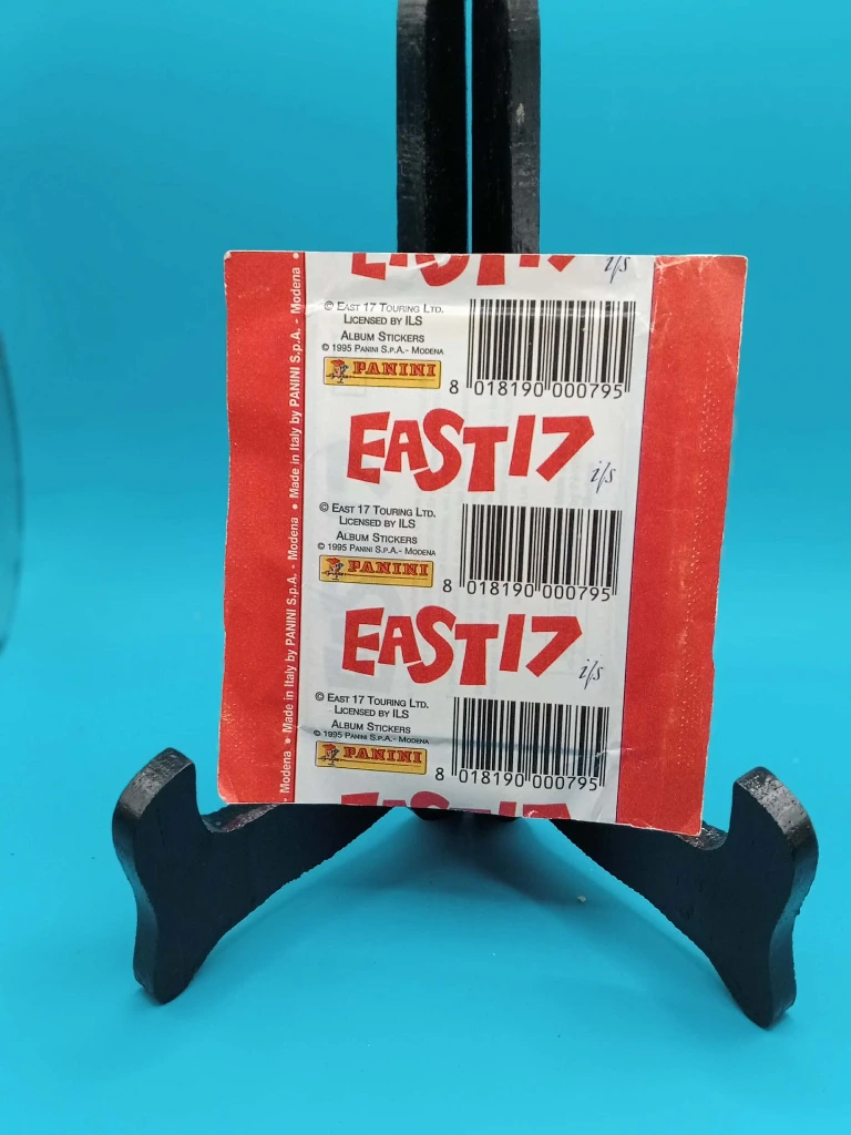 Pochette Panini East 17 – Stickers pop 90s (1995)