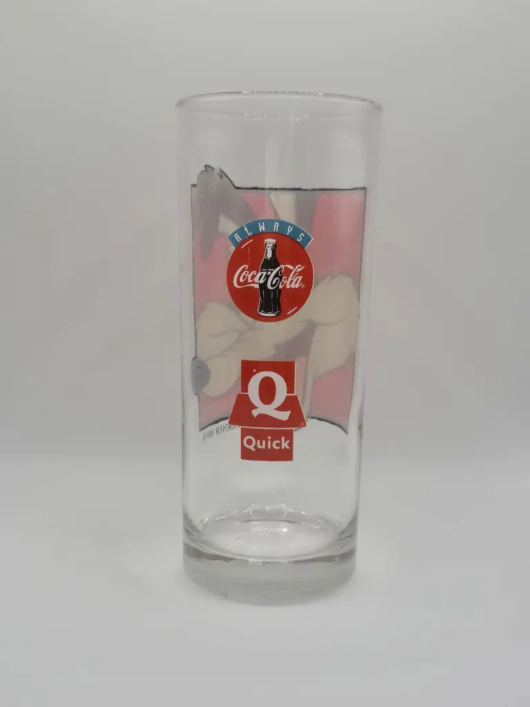 Verre Looney Tunes Quick Coca Cola 1995 - Vil Coyote