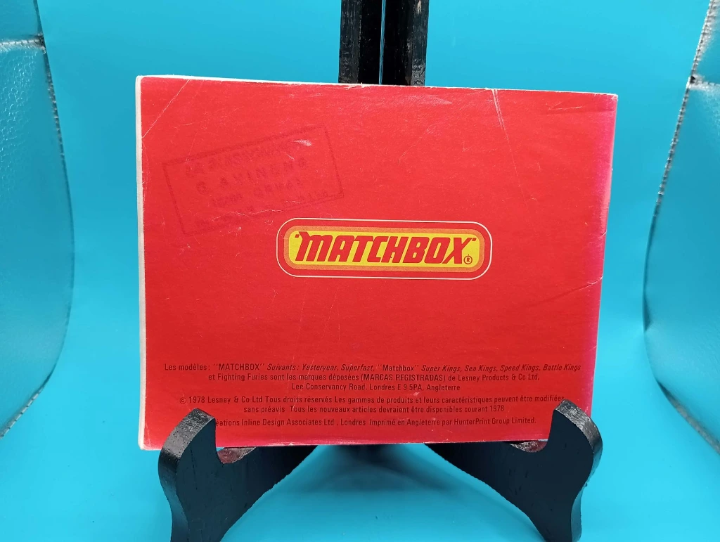 Catalogue Matchbox 1978 – jouets vintage, scène d’accident et police miniature