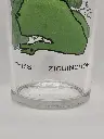 Verre hippopotame et carte du Sénégal