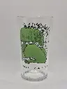 Verre hippopotame et carte du Sénégal