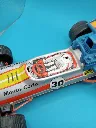 Voiture de course vintage Monte-Carlo n°30 – Jouet rétro sans pilote et sans vitre