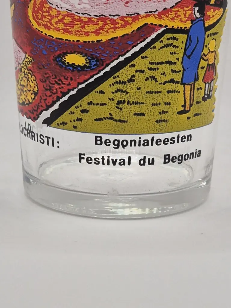 Verre évènement - festival du Begonia à Lochristi