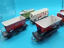 Ensemble de trains vintage DISTLER – Santa Fe & DB – Made in Germany