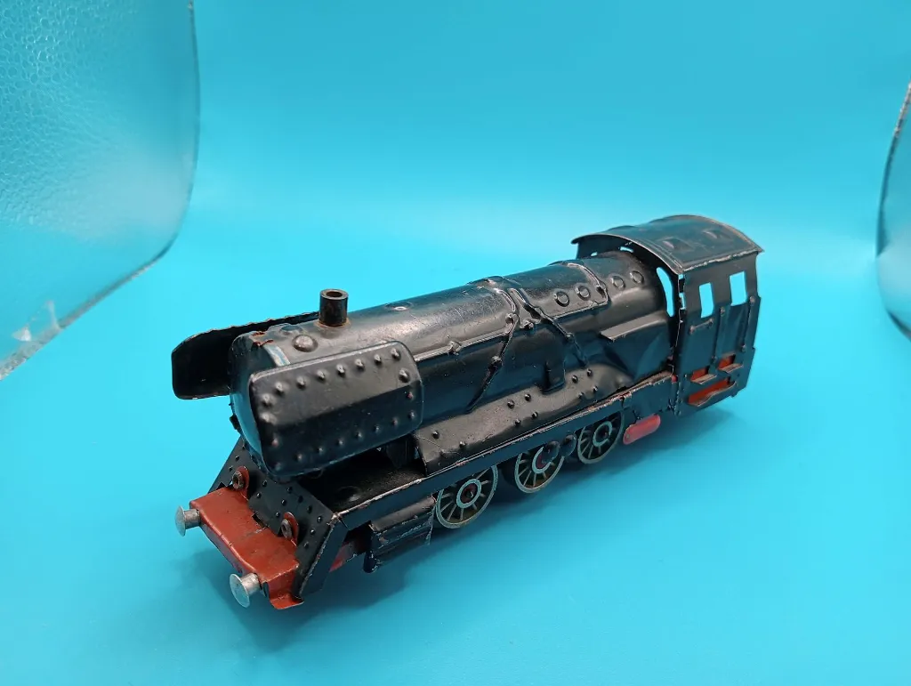 Ensemble de trains vintage DISTLER – Santa Fe & DB – Made in Germany