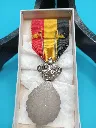 Médaille belge “Habilité et Moralité – Examinateur du Jury” – décoration officielle vintage