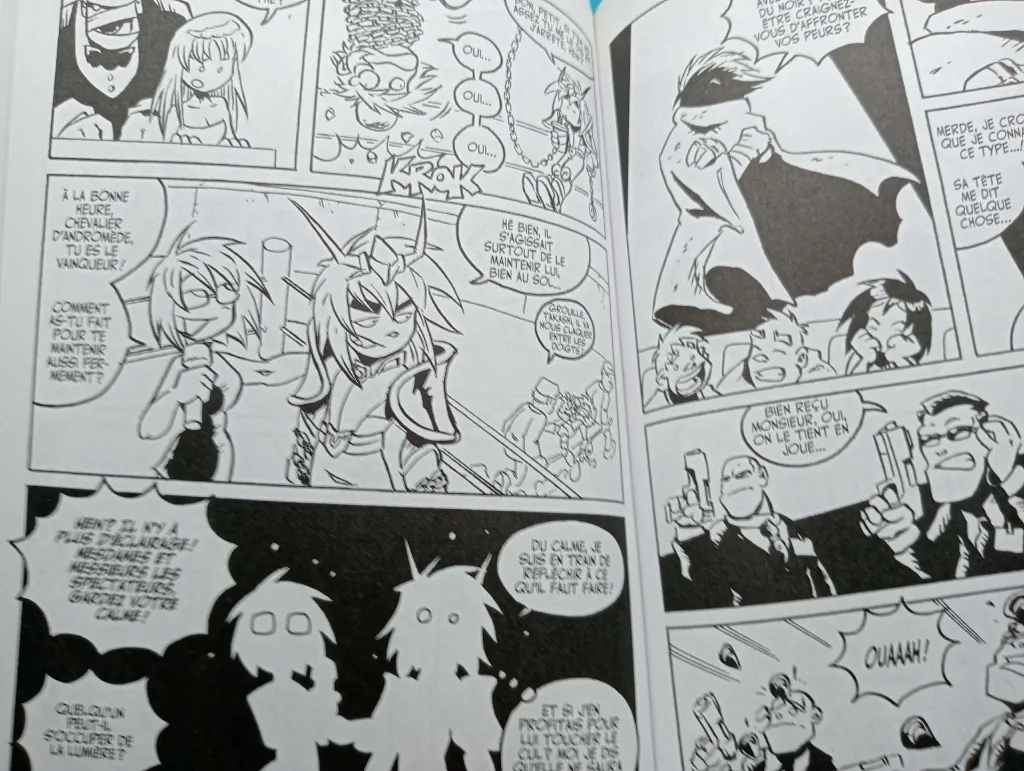 BD “Les Chevaliers de l’Horoscope” Tome 1 – parodie Saint Seiya – édition Tengai