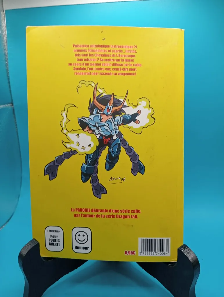 BD “Les Chevaliers de l’Horoscope” Tome 1 – parodie Saint Seiya – édition Tengai