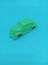 Volkswagen Coccinelle – Jouet plastique vert – Cadeau Bonux – Années 60–80