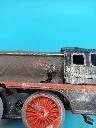 Locomotive vintage Distler "Coronation" à remontoir – métal rouillé, années 40