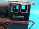 Locomotive vintage Distler "Coronation" à remontoir – métal rouillé, années 40