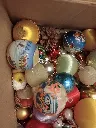 Lot de boules de Noël vintage années 70–90 – décorations rétro