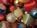 Lot de boules de Noël vintage années 70–90 – décorations rétro