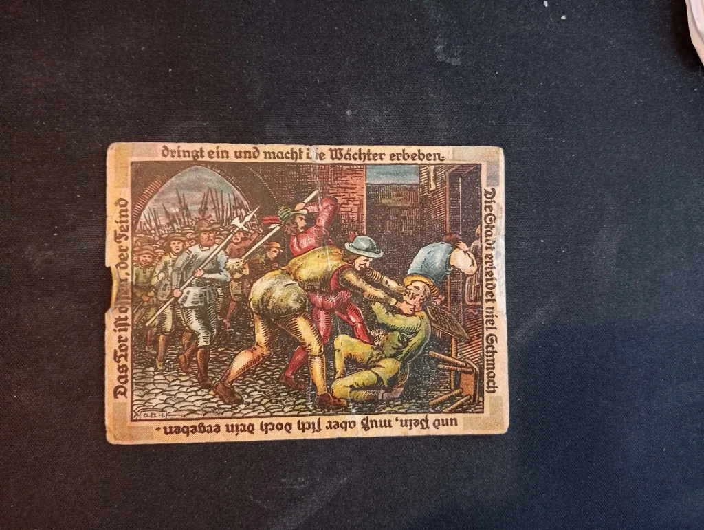 Billet Notgeld – 1 Mark – Gangelt – 1921 – Lion héraldique