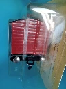 Wagon miniature Deutsche Reichsbahn – reproduction jouet ancien en métal sous blister - 18 cm
