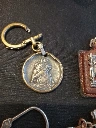 Lot de 5 porte-clés Saint Christophe – Protection vintage pour voyageurs