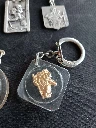 Lot de 5 porte-clés Saint Christophe – Protection vintage pour voyageurs