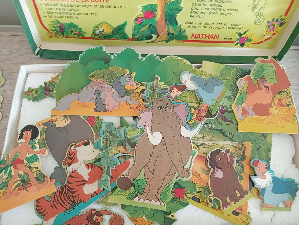 Dans la Jungle – Atelier narratif Disney vintage (Nathan, 1979)