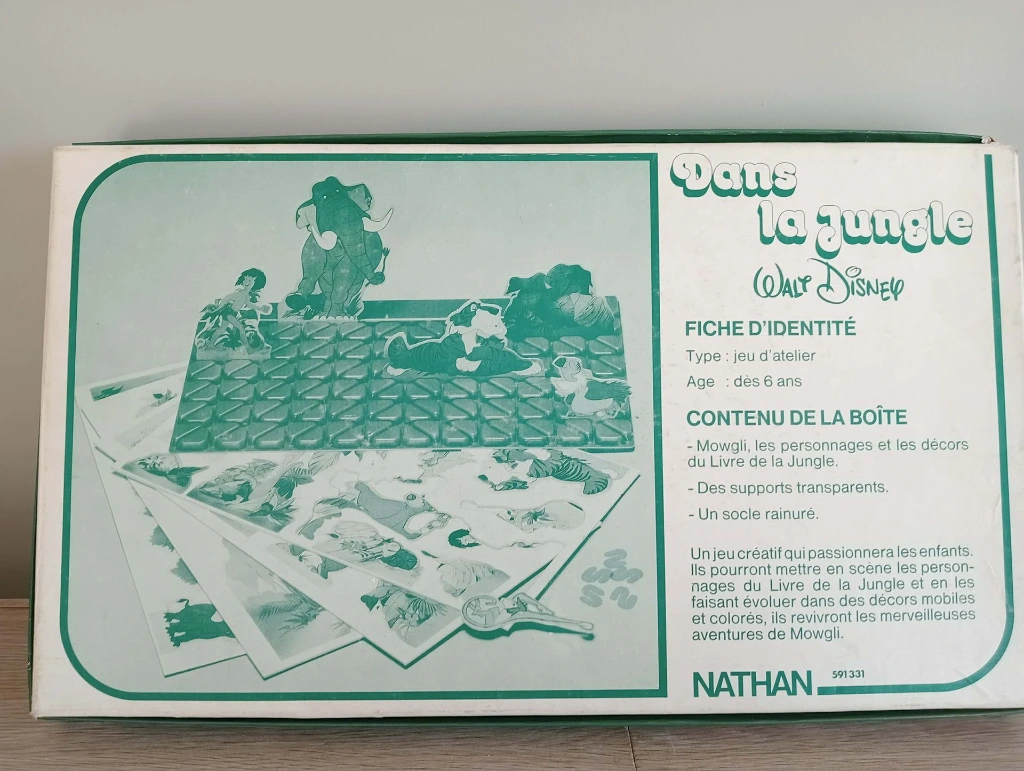 Dans la Jungle – Atelier narratif Disney vintage (Nathan, 1979)