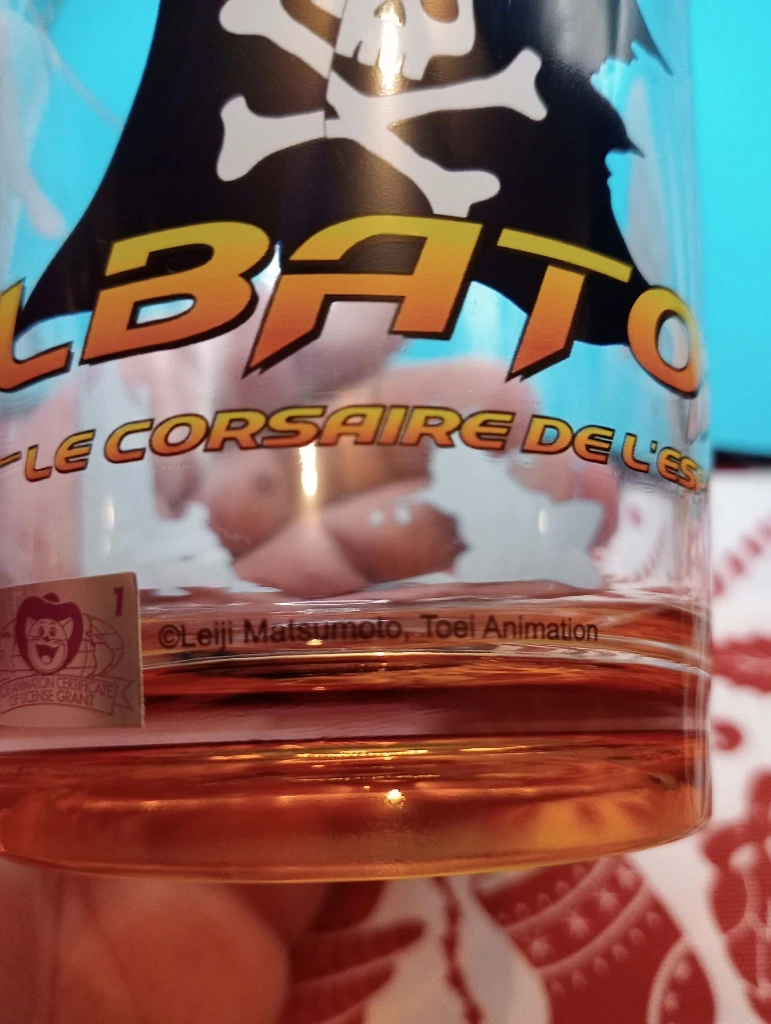 Verre illustré Albator / Captain Harlock