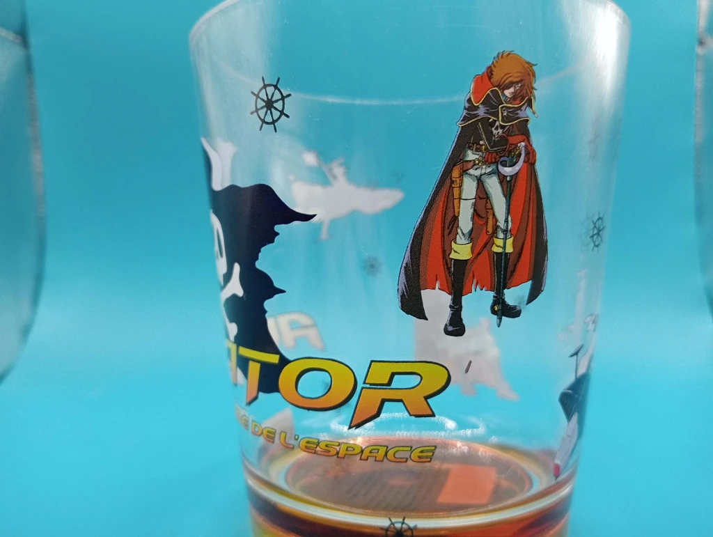 Verre illustré Albator / Captain Harlock