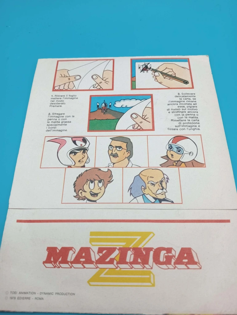 Mazinga Z Supertransfer TV1 1979 Edierre Rome