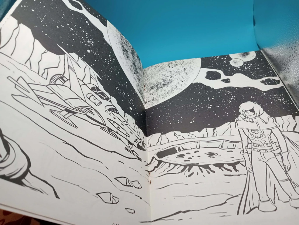 Capitan Harlock livre d’activités n°4 ERI Junior 1994 – État impeccable